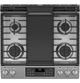 GE® 30" Stainless Steel Slide-In Natural Gas Double Oven Range-3