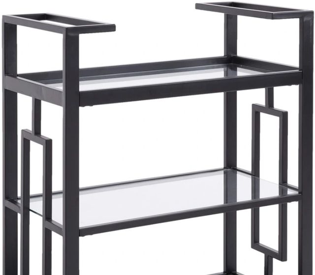 Decor-Rest® Furniture LTD Apollo Black Bar Cart-1