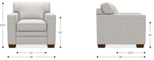 La-Z-Boy® Meyer Pewter Chair-2
