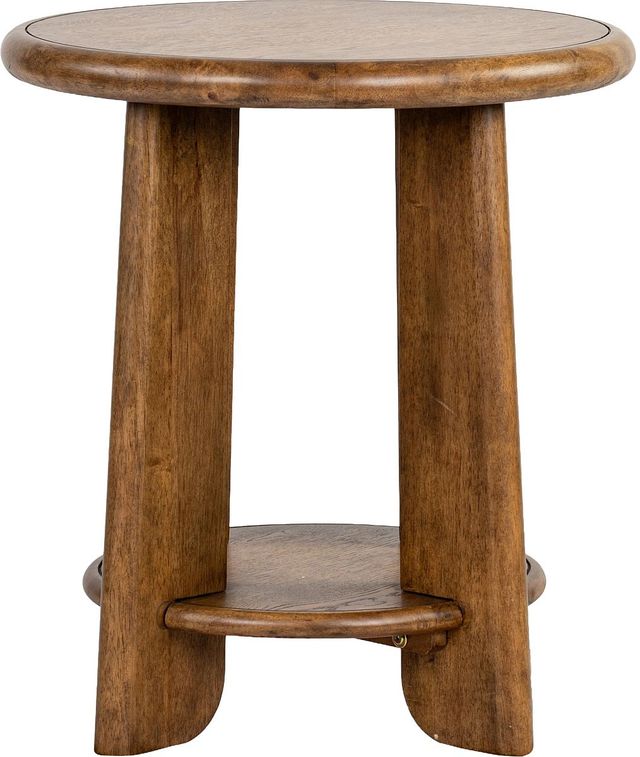 Magnussen Home® Tanner Tawny Brown Round End Table-1