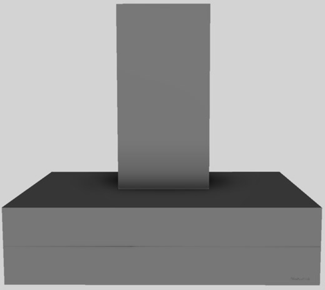 Vent-A-Hood® 36" Gunsmoke Contemporary Wall Mounted Range Hood-0