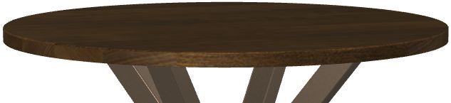 Amisco Customizable Asterisk Round Counter-Height Table with Starburst Stand -1