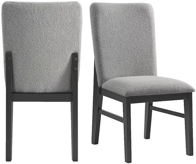 Elements International Portland 5-Piece Black/Grey Standard Height Dining Set-2