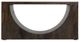 International Furniture Direct Dark Mezquite Black Sofa Table-2
