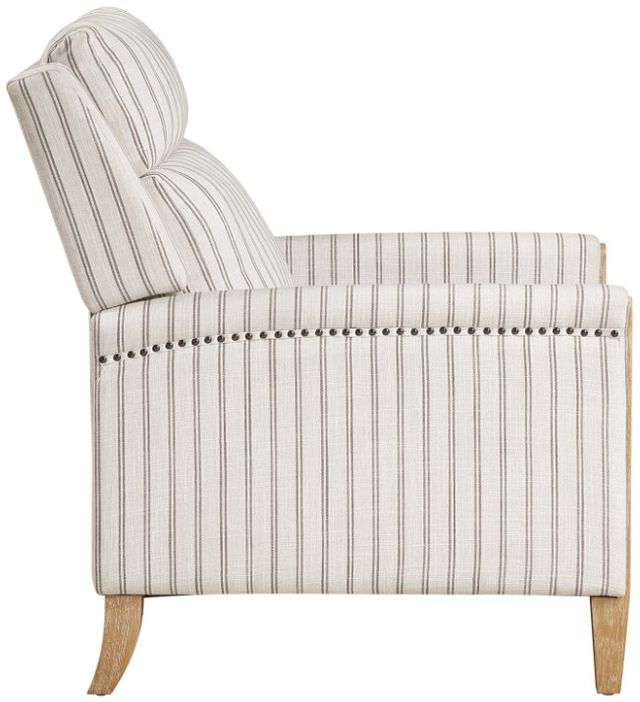 Homelegance® Burton Gray/White Manual Reclining Chair-3