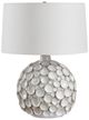 Uttermost® Hartley White Glaze Petal Table Lamp-0