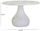 TOV Furniture Smooch White Marble Concrete Indoor/Outdoor Round Dining Table-2