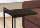 Monarch Specialties Inc. Espresso 25"H Accent Table with Silver Base-4