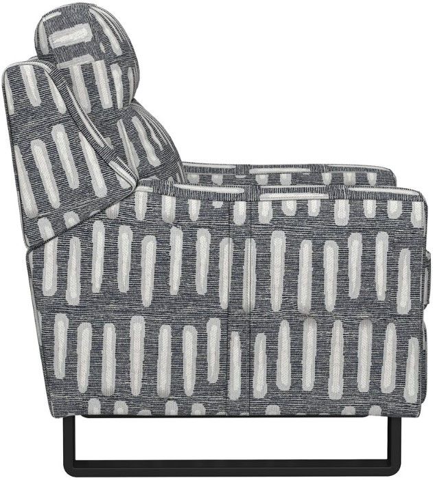 Emerald Home Teagan Black/Gray Dual Power Recliner-4