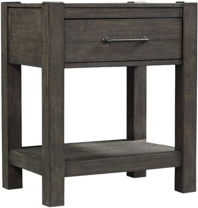 aspenhome® Mill Creek Carob 1-Drawer Nightstand-0