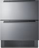 Summit® 27" Panel Ready Refrigerator Drawers-0