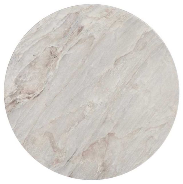 Liberty Furniture Danby Alabaster Chairside Table with Nutmeg Base-4