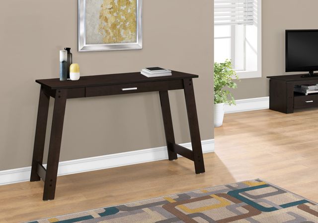 Monarch Specialties Inc. 48" L Espresso with Storage Drawer Computer Desk-1