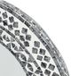 A & B Home Capiz Black/White Round Mirror-3