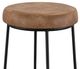 International Furniture Direct Frida Black/Orange Bar Stool-1