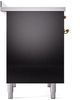 Ilve® Nostalgie II Series 40" Glossy Black Pro Style Induction Range-3