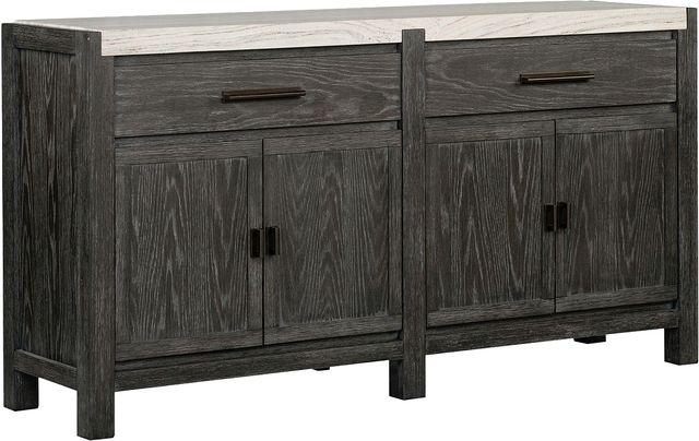 Magnussen Home® Plum Creek Marble/Ravenwood Black Sideboard-0
