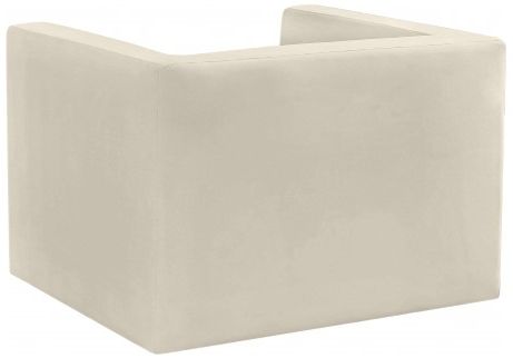 Meridian Furniture Henson Cream Velvet Chair-3
