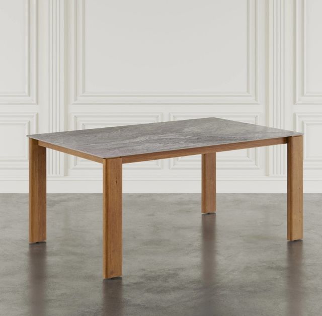 Jofran Inc. Sierrafina Sable Rectangular Dining Table with Brown Base-1