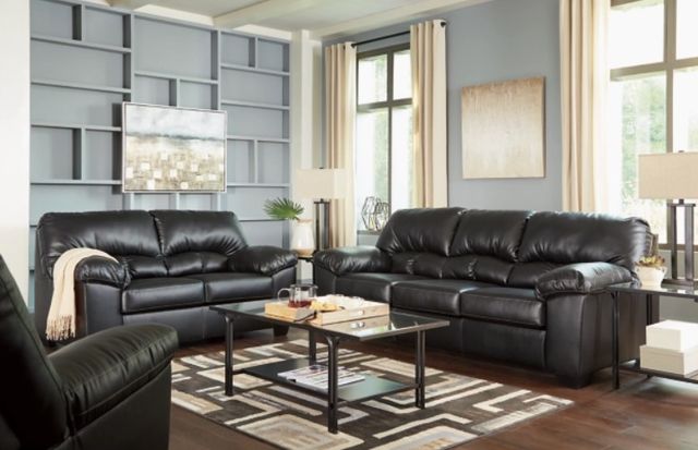 Benchcraft® Brazoria 2-Piece Black Living Room Set-3
