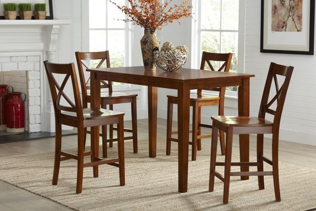 Jofran Inc. Simplicity Caramel Counter Stool-1