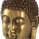 A & B Home Bronze Buddha Head Statue-2