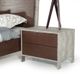 VIG Furniture Nova Domus Dark Walnut Concrete Nightstand-1