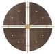 Uttermost® Walnut Elegance Brown Wall Clock-0