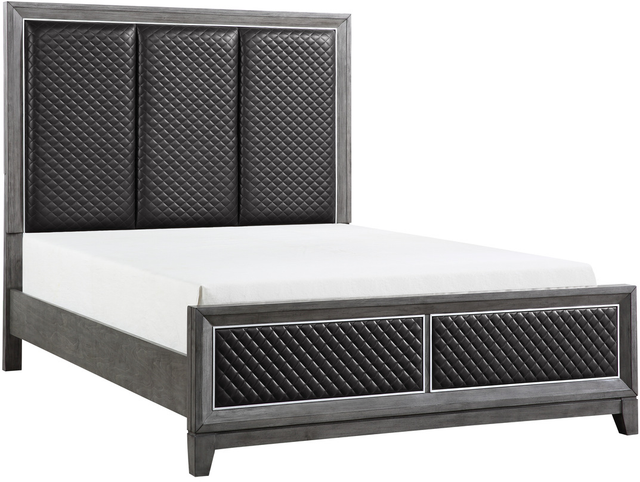 Homelegance® West End Gray California King Panel Bed-0