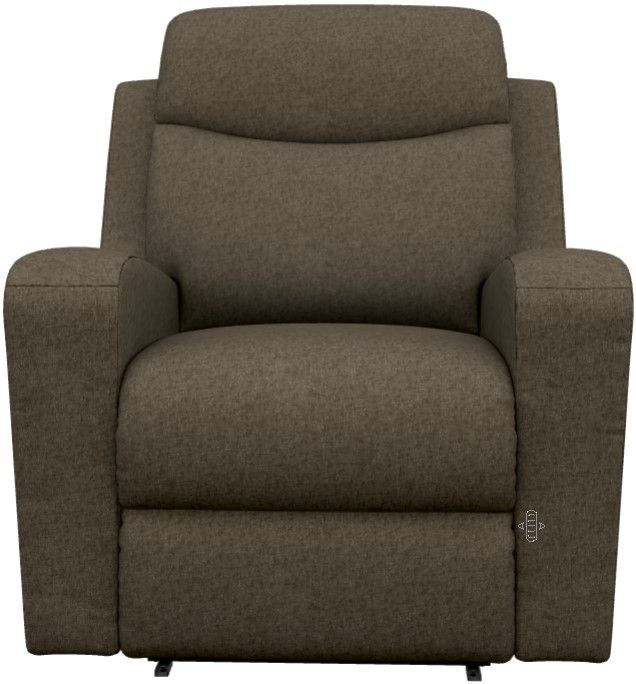 La-Z-Boy® Emmons Taupe Power Wall Recliner with Headrest and Lumbar-1