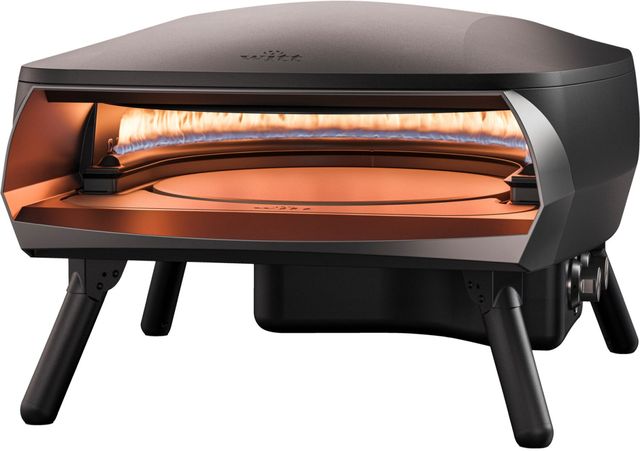 Witt ETNA Rotante 16" Matte Black Rotating Pizza Oven-0