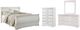 Signature Design by Ashley® Anarasia 3-Piece White Queen Sleigh Bed Set-0