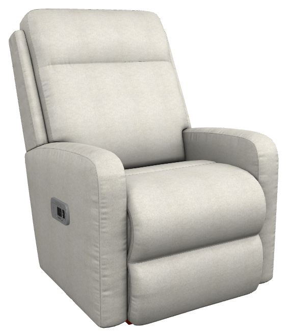 La-Z-Boy® Finley Oyster Power Rocking Recliner with Headrest and Lumbar-0