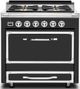 Viking® Tuscany 36" Cast Black Pro Style Dual Fuel Range-0