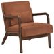 Homelegance® Twill Brown/Orange Accent Chair-0