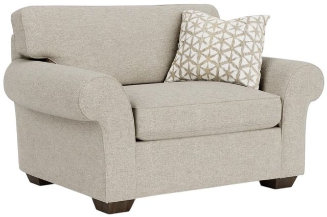 Flexsteel® Vail Silver Driftwood Chair and a Half-0