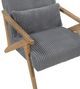 Homelegance® Chevron Gray/Brown Accent Chair-5