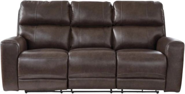 Signature Design by Ashley® Beadel Smoke Power Reclining Sofa with Adjustable Headrest-1