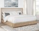 Coaster® Kailani Beige Queen Wingback Panel Bed -4