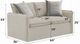 ACME Furniture Upendo Beige Loveseat-2