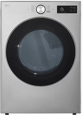 LG 7.4 Cu. Ft. Graphite Steel Electric Dryer with AI Sensor Dry and TurboSteam®