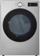 LG 7.4 Cu. Ft. Graphite Steel Electric Dryer with AI Sensor Dry and TurboSteam®-0