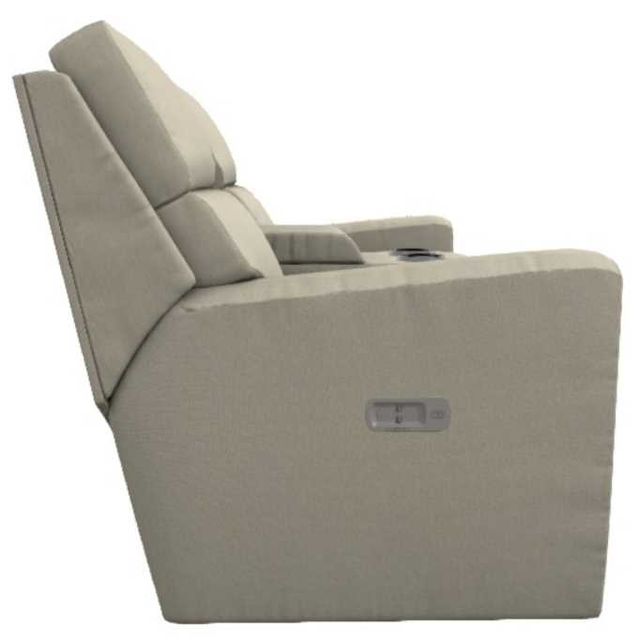 La-Z-Boy® Apollo Natural Power Reclining Loveseat with Console, Headrest, and Lumbar-3