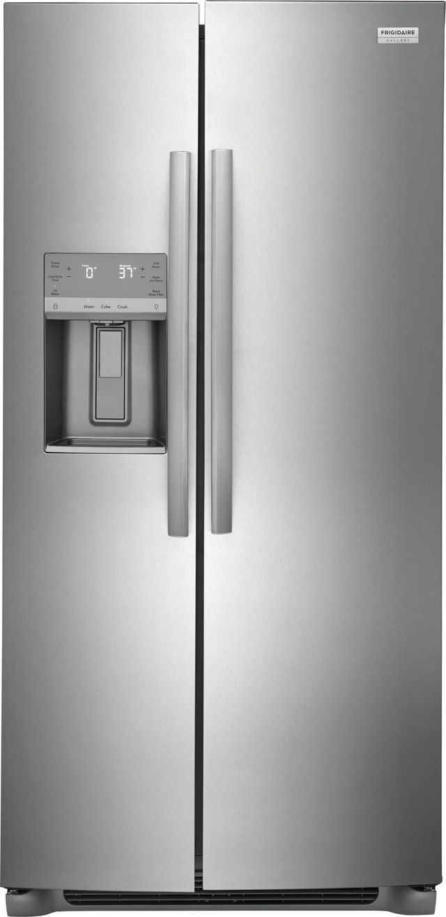 Frigidaire Gallery® 34 in. 22.2 Cu. Ft. Stainless Steel Standard Depth Side-by-Side Refrigerator-0