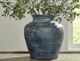 Signature Design by Ashley® Meadie Distressed Blue 13" Vase-2