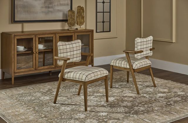 Modus Furniture Carlisle Picnic Upholstered Dining Armchair -1