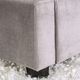 Furniture of America® Rosabelle Gray Eastern King Upholstered Panel Bed-2
