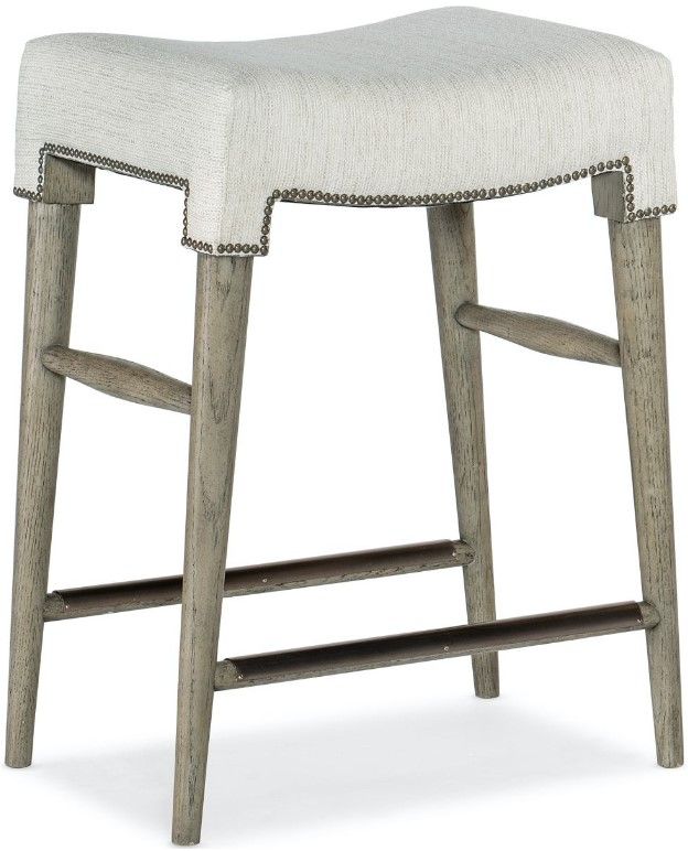 Hooker® Furniture Linville Falls Green Valley Mink/Remington Porcelain Counter Stool