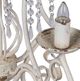 A & B Home Vintage Glamour Whitewash Chandelier-2