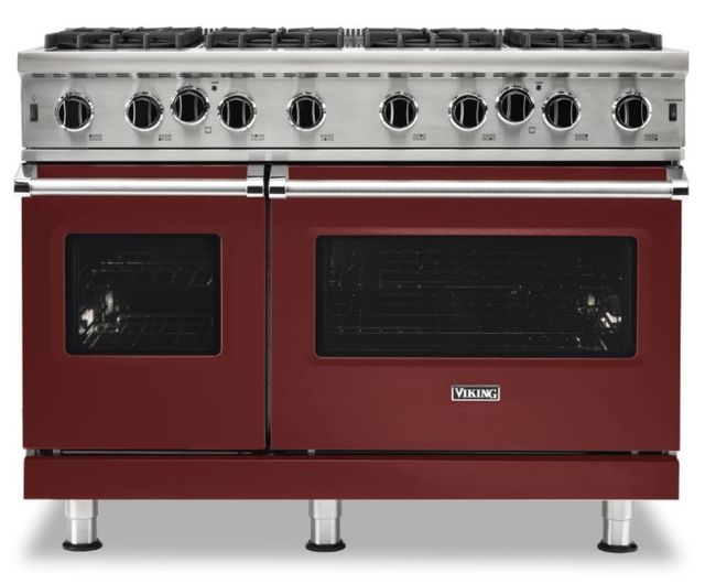 Viking® Reduction Red, 48" Freestanding Liquid Propane Range-0
